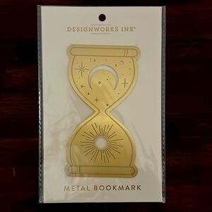 Designworks Ink Metal Hourglass Bookmark